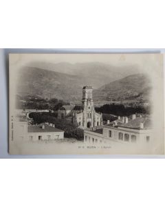 Carte postale ancienne Blida L'église Algérie