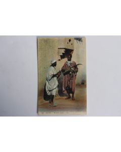 Carte postale ancienne Alger Musiciens nègres Algérie