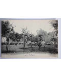 Carte postale ancienne Duperré Le square Algérie