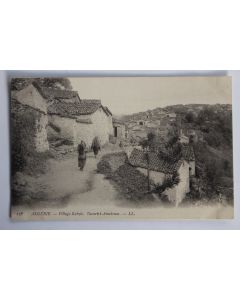 Carte postale ancienne Village Kabyle Taourirt-Amokram Algérie