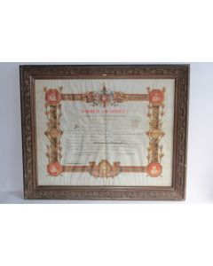 Diplôme de Médecine et Chirurgie Italie Umberto I 1888