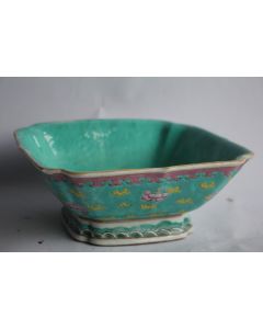 Coupe porcelaine émaillée Tongzhi Nian Zhi Chine