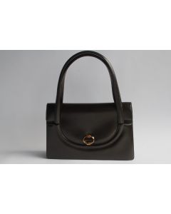 GUCCI Sac à main cuir marron vintage