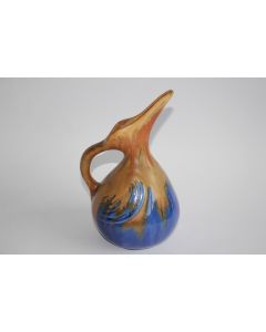 Pichet zoomorphe grès Pélican Méténier Art nouveau