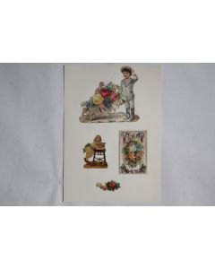 Images chromos gaufrés découpés 1890