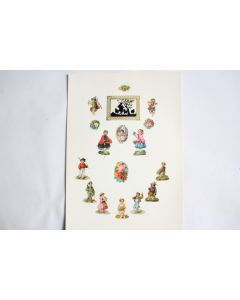 Images chromos gaufrés découpés 1890