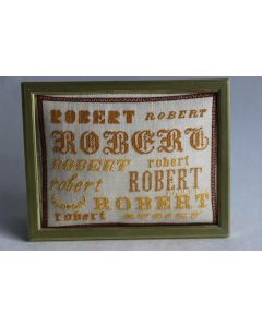 Ancienne broderie ROBERT point de croix