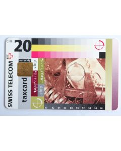 Télécarte à puce Test card 20 CHF Swiss Telecom Suisse 1995