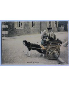 CPA Loiret Attelage de chien Série Orléans éd. Lenormand