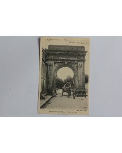 CPA Côte-d'Or Châtillon sur Seine Porte de Paris Attelage