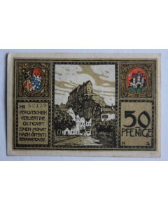 Billet de nécessité 50 Pfennig Burghausen 1918 Allemagne