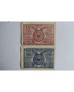 Billets de nécessité 50 Pfennig Füssen 1921 Allemagne