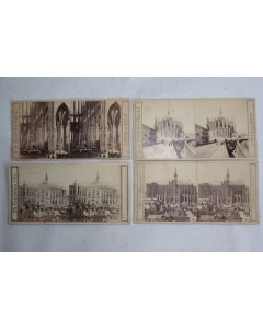 Photographies Vues stéréos Cathédrale de Cologne Allemagne