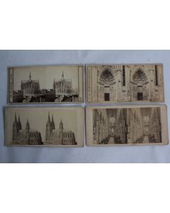 Photographies Vues stéréos Cathédrale de Cologne Allemagne