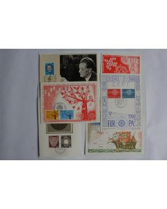 Lot de 10 Cartes Maximum Suisse Europa 1960-1985