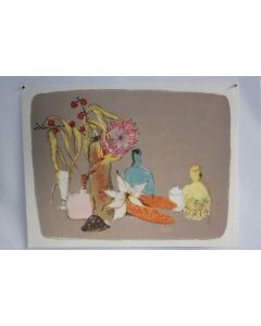 Lithographie originale Hans Ruedi SIEBER Nature morte