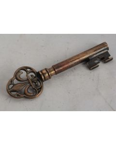 Ancien tire-bouchon clef Fleur de lys