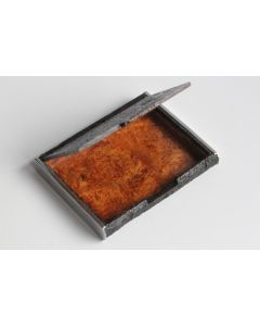 Étui à cigarettes en loupe de bois Art déco