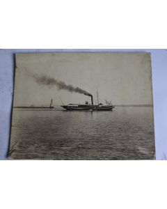 Ancienne photographie Bateau à vapeur l'Helvétie Lac Léman Suisse