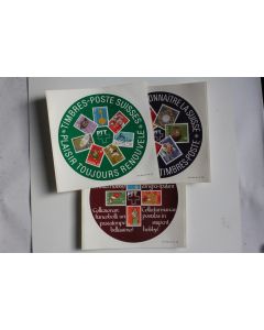Stickers Autocollants Timbre-poste Suisse 1984  collection