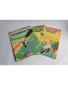 3 BD Les aventures de Buck Danny n°25-26-73 EO 1961-1962