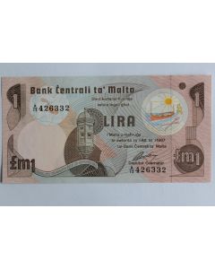 Billet 1 Lira 1967 - 1979 Malte neuf