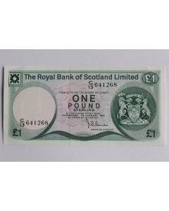 Billet 1 Pound Écosse 1982 neuf