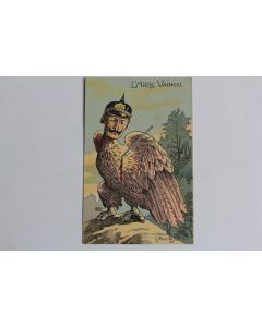 CPA satirique illustrée L'Aigle Vaincu Gilbert