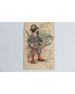 CPA illustrée L. & J. Paris Chasseur Hein ! Qu'en dis-tu ?