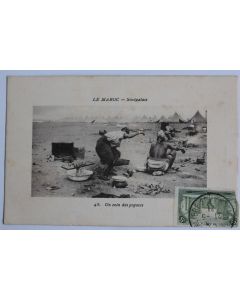 CPA Maroc Sénégalais Un coin des popotes