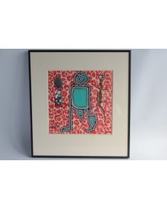 Emmanuel HERTH Slavošovské papierne Technique mixte 1990 Art moderne