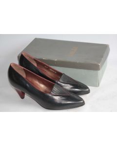 BALLY Escarpins cuir noir T 5 1/2 E