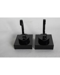 Paire de présentoirs pour montres noir