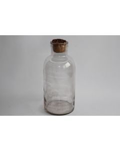 Ancien pot à confiserie verre J.F. Deshusses à Versoix Suisse