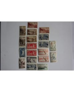 Timbres France lot 1923-1958 sur le sport international neufs