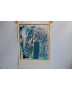 Peinture Collage Franz FEDIER 1982