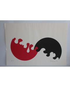  Sérigraphie couleurs André BUCHER 1972 épreuve d'artiste