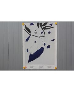 Affiche XIVe Jeux Olympiques hiver Sarajevo 1984 Mimmo PALADINO