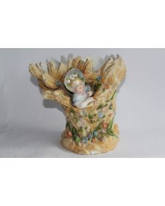 MEISSEN Vase bouquetière porcelaine