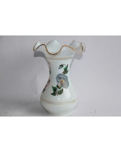 Ancien vase opaline émaillée