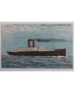 CPA Skandinavien Amerika Line Bateau