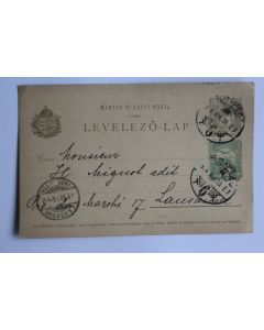 Entier postal Hongrie Levelezo-lap 1930