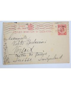 Entier postal Grande Bretagne et Irlande 1915