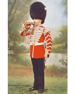 CPA MILITARIA illustrateur Oilette Grenadier Guards Bugler