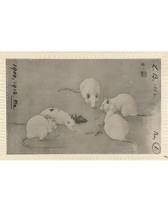 CPA Carte Postale illustrée Signe chinois Année du RAT