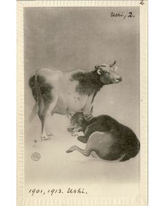 CPA Carte Postale illustrée Signe chinois Année du BUFFLE