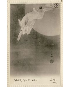 CPA Carte Postale illustrée Signe chinois Année du LAPIN