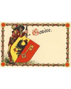 CPA Suisse Genève Écusson Blason Armoiries canton