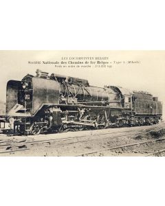 CPA Locomotives Belges Chemins de Fer Train