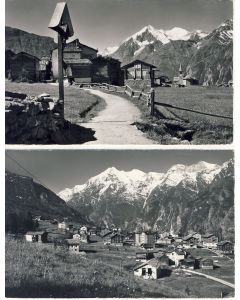 CP SUISSE Valais Grächen Lot de 2 Brunegghorn Bishorn Weisshorn